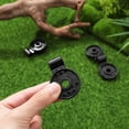 thumbnail image 4 of Clip de Fixation pour Filet d'Ombrage Noir pour Serre Temps Dur 50 Pcs 3.9X1.6X0.2In, 4 of 5
