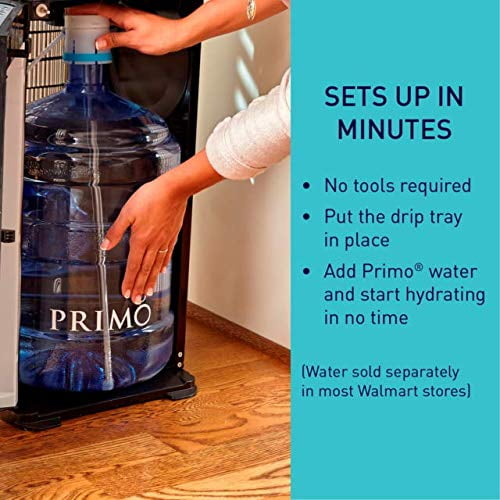 Primo hTRIO Black Water Cooler Dispenser Single Serve Coffee Brewer