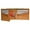 Tan, variant on Genuine Leather Mens Bifold Wallet Button Snap Flap Out 1533 CF