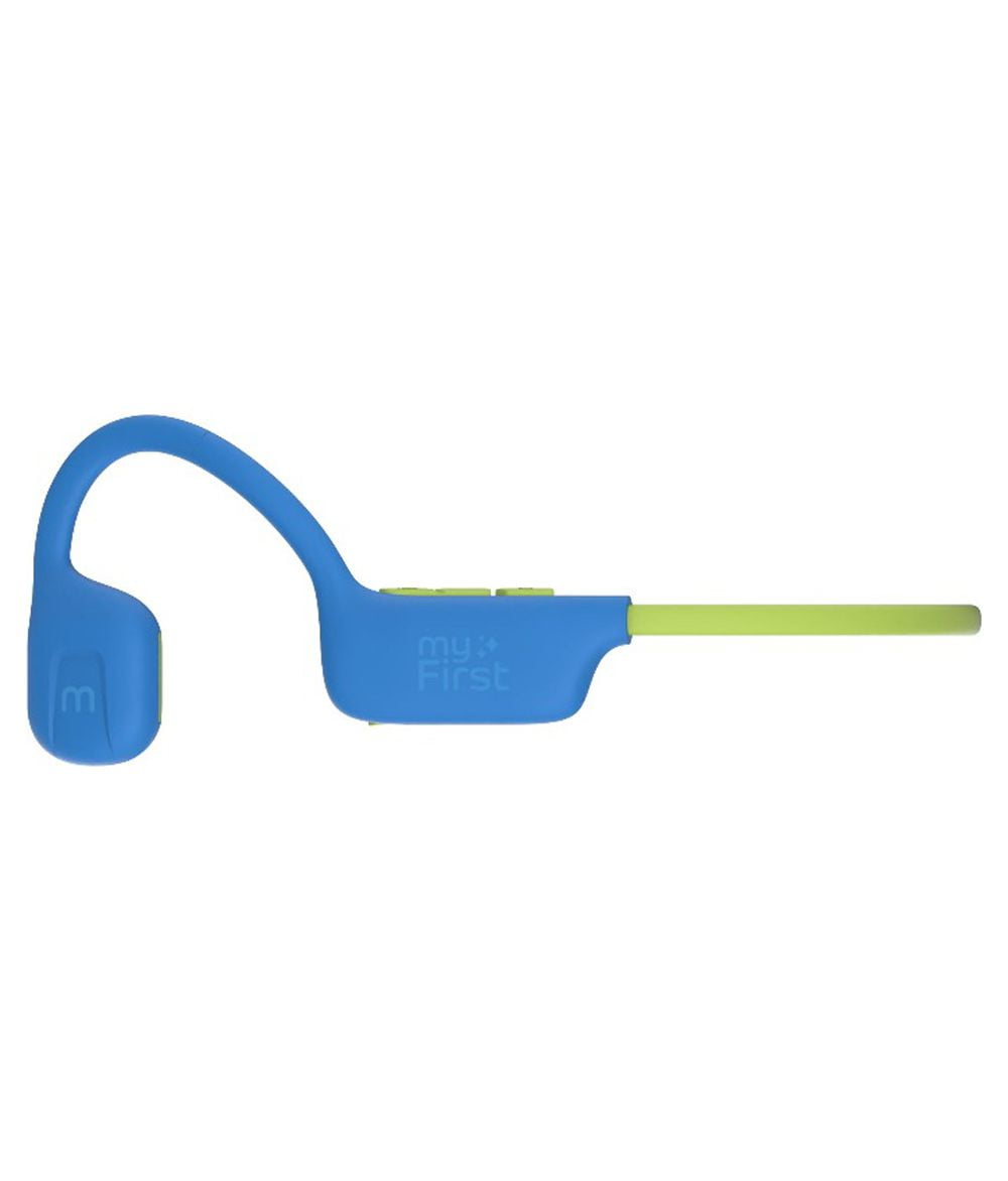 myFirst Kids Airwaves Wireless Open-Ear Headphones - Safe Listening, Long Battery Life, New - Blue