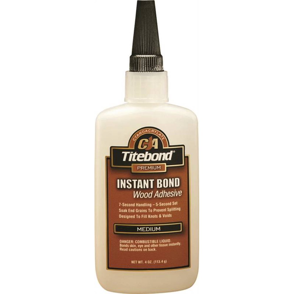 Titebond 6212 4 Oz Clear Titebond® Medium Instant Bond Wood Adhesive