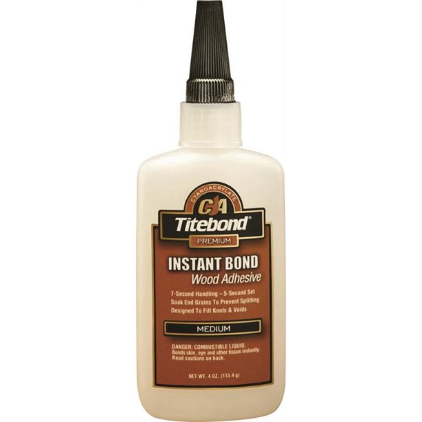Titebond 6212 4 Oz Clear Titebond® Medium Instant Bond Wood Adhesive