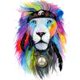 thumbnail image 2 of Cuadros Decorativos 5D DIY Diamond Painting Kits Full Round Drill Colorful Lion Art Mosaic (A5287) Tmvgtek embutido en tela, 2 of 8