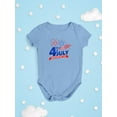 thumbnail image 3 of July 4Th Independence, Day Bodysuit Infant -Image by Shutterstock,  6 Months, 3 of 4
