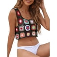 thumbnail image 3 of SAYOO Chaleco de punto de manga corta de verano para mujeres SAYOO moda, 3 of 5