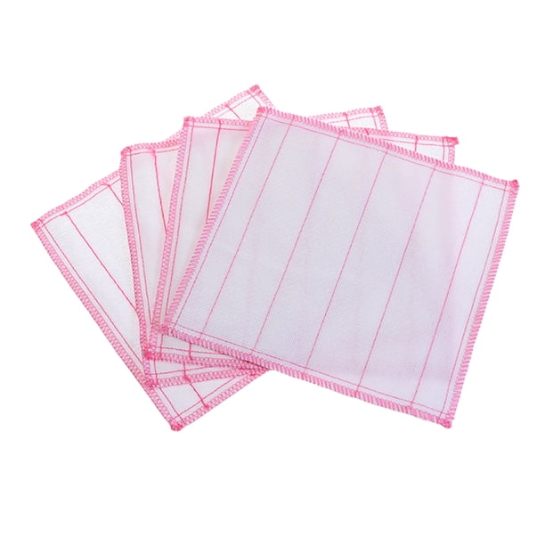 5 paños de malla innovadores de algodón para lavar platos, de secado rápido, de 5 capas y con olor, para limpieza de cocina.