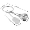 thumbnail image 5 of 4Pcs Keyring Table Tennis Racket Cute Portable Aluminium Alloy Key Chain Datachable Men Women Sport Fans Key Ring Pendant, 5 of 5