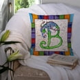 thumbnail image 3 of Carolines Treasures 8425-BPW1414 Beach and Seafood Decorative   Canvas Fabric Pillow 8425 14Hx14W multicolor, 3 of 4