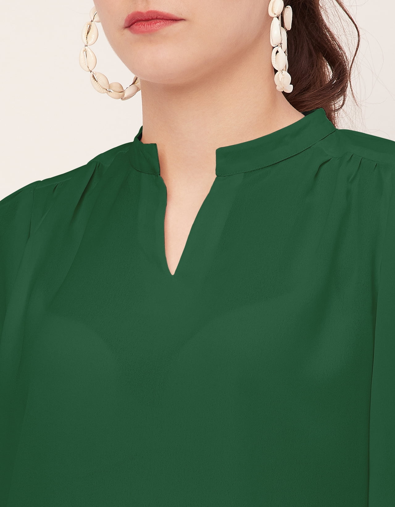 green formal tops
