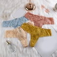 thumbnail image 3 of Aayomet Culottes Grande Taille pour Femmes sous-Vêtements Taille Haute Culottes Rayées Colorées sous-Vêtements Femmes Culottes (Or, m), 3 of 5