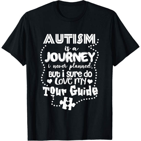 Autism Is A Journey Awareness Mens T-Shirt
