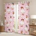 thumbnail image 2 of Homewish Boys Girls Kawaii Duck Black Out Curtains,Cute Cartoon Curtains Pack of 2 (42x63 Each),Farmhouse Animal Bedroom Curtains,Lightweight Room Decor, 2 of 6