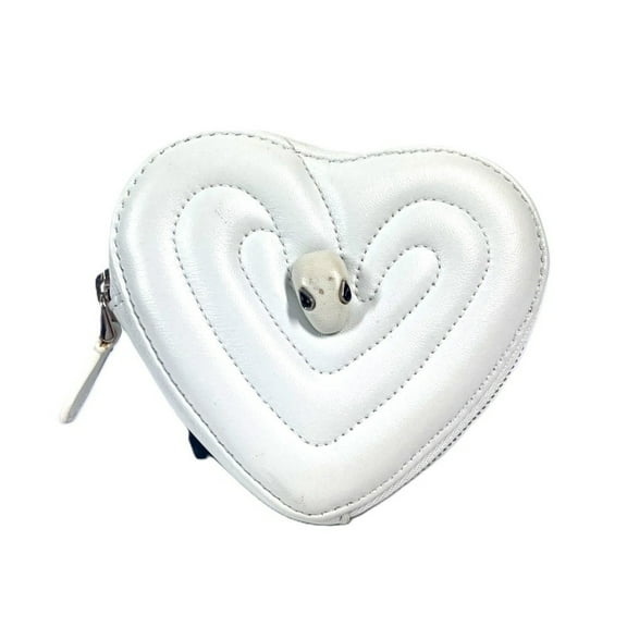 Pre-Owned BVLGARI Ambush collaboration AMBUSH heart coin purse wallet wallet/coin... (Good)