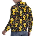 thumbnail image 6 of Kdxio Ducks Print Mens Casual Hooded Collar Drawstring Hoodies Pullover Sweatshirts Casual Long Sleeve Shirts-XX-Large, 6 of 7