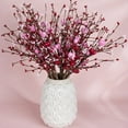 thumbnail image 4 of Cadeaux de la Saint-Valentin, Tiges de Baies Rouges Artificielles en Forme de Cœur 3 Pcs pour la Saint-Valentin, Fête des Mères, Noël, Mariage, 4 of 7