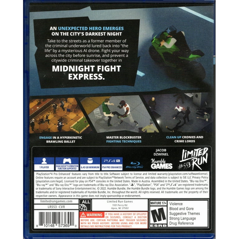 Midnight Fight Express for PlayStation 4™ (Limited Run #553