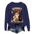 thumbnail image 5 of Sweatshirt for Women Spooky Season Sweatshirt Halloween Crewneck Sweatshirt Graphic Lightweight Pullover Tops Fall Sweatshirt, 5 of 5