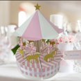 thumbnail image 3 of Caja de dulces de carrusel románticodecoración de regalo para invitados de fiesta de cumpleaños de boda (rosa) Wdftyju Para estrenar, 3 of 8