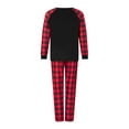 thumbnail image 6 of Christmas Pajamas for Family Matching Family Christmas Pjs Set Holiday Plaid Xmas Gifts Jammies Sleepwear, 6 of 9