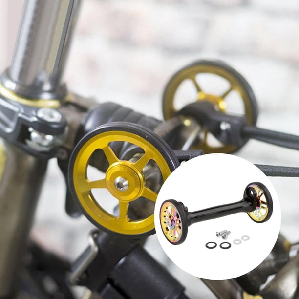 Varilla de extensión Accesorios de ciclismo Barra telescópica Reemplazo o Aleación de aluminio Bloque de varilla de extensión para bicicleta Color negro brillante Macarena Ruedas fáciles de bicicleta
