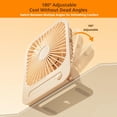 thumbnail image 5 of Magnetic Desktop Mini Fan Portable USB Type-C Cooling Fan Wall Mount Table Fan for Office Dorm Kitchen, 5 of 7
