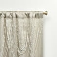 thumbnail image 5 of Exclusive Home Bliss Room Darkening Room Blackout HIdden Tab Top Curtain Panels, 54"x96", Sand, Set of 2, 5 of 10
