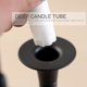 thumbnail image 4 of Labymos Candelabros negros, candelabro de hierro Retro,, 4 of 8