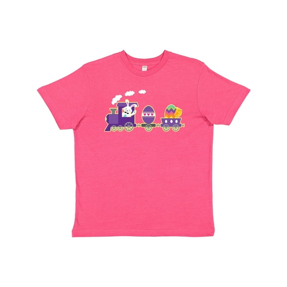 Inktastic Easter Bunny Rabbit Egg Train Youth T-Shirt