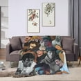 thumbnail image 4 of Jacob Elordi Collage Blanket Soft and Warm Lightweight Fluffy Throws Blankets Rug Carpet Gift for Beach Yoga Bedroom Living Room Decoration Sofa Camping Trip Dorm Decor All Season, 4 of 6