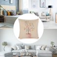 thumbnail image 5 of Linen Pillow Cover Happy Easter Pillowcases Easter Tree Eggs Decorative Pillowcases Gifts for Home Decor 18"x18" for Girls Friends Daughter Niece Women, 5 of 7