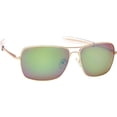 thumbnail image 2 of Pilot Handmade Polarized Sunglass - Matte Gold/Brown with Green Mirror, 2 of 2