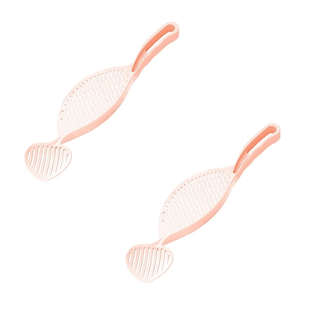 Oleegame 2PC Shower Soap Dish With Hook Pot Strainer Pot Strainer Strainer Spaghetti Strainer With Handle Pot Strainer With Recessed Handle For Different Size Pots Pink