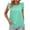 Green, variant on Workout Tops for Women Plus Size Plus Size Blouses for Women Dressy Casual Womens Funny T Shirts Under 10 Dollars