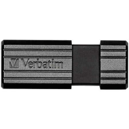 UPC: 0023942490654 | Verbatim VER49065 PinStripe USB Drive 1 Each Black