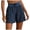 Navy, variant on vigerkar Women's Hiking Cargo Shorts Zipper Pockets Soft High Waisted Quick Dry 7 Inch Long Shorts for Women Golf Athletic Summer (Navy, M)