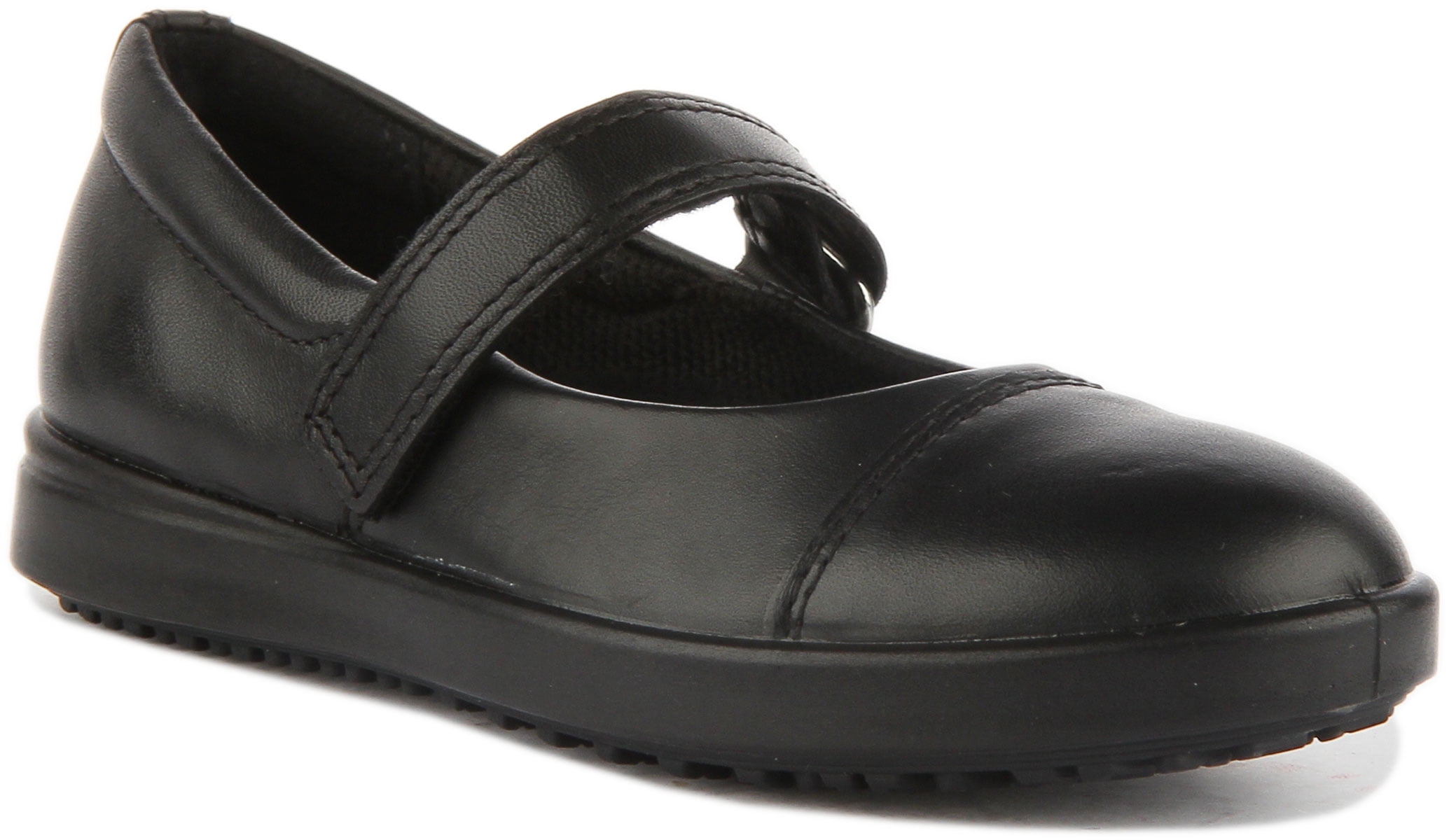 tilstødende Tredive smerte Ecco Elli Kid's EVA Sole Mary Jane Style Shoes In Black Size 12.5 -  Walmart.com