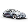 thumbnail image 6 of Rwraps Mandala Navy Solitaire Gloss Vinyl Film Wrap 59in x 30ft Vinyl Vehicle Car Film Sheet Roll, 6 of 9