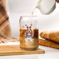 thumbnail image 3 of 4th of July Basset Hound Celebrates Independence Day 16oz Glass Cup Mug Bassets Dog Breed Lovers Gifts Idea Glass Can - 12010, 3 of 5