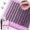 thumbnail image 1 of Kit de extensión de pestañas ALICE Natural Lash Clusters C Curl, 1 of 9