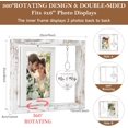 thumbnail image 3 of Wedding Gifts for Couples, Engagement Gifts, Personalized Mr and Mrs Gift for Newlyweds, Bridal Shower Gift for Bride, Rotating Floating Picture Frame, 3 of 4