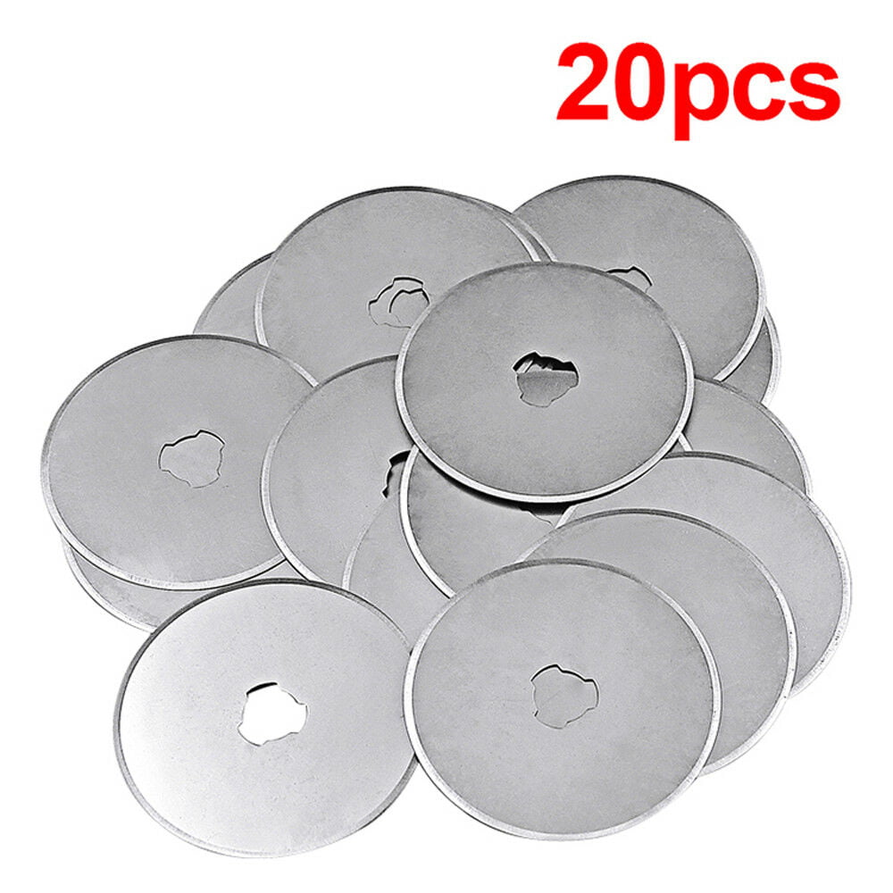 20pcs 45mm Rotary Cutter Refill Blades Quilter Sewing Fabric Cutting Set Tool BE 