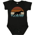 thumbnail image 3 of Inktastic Hunting Dog Retro Sunset Boys or Girls Baby Bodysuit, 3 of 5