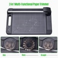 thumbnail image 4 of Jielisi 3-In-1 Paper Trimmer Multi-Functional A4 Paper Cutter Straight Skip Cutter With 12.6 Inch Cut Length For Craft Paper Card Photo Laminated Paper Scrapbook, 4 of 7