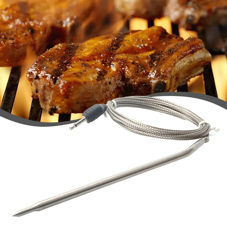 2 Pack Thermometer Meat Probe & Clip for Thermopro TP25 TP27 stainless  steel