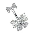 thumbnail image 3 of Belly Button Bow Body Piercing for Valentine's Day Anniversary Birth, 3 of 8