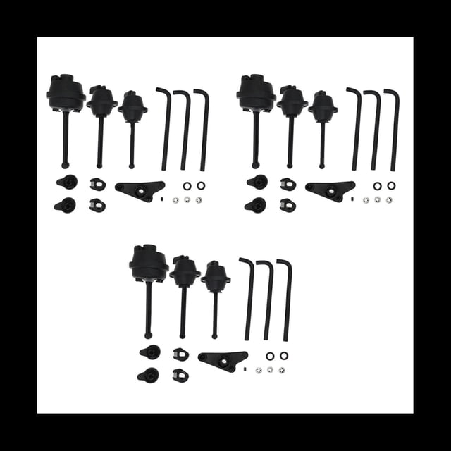 3X 2721402401 Engine Intake Manifold Air Flap Adjuster Repair Tool Kit for - M272 M273,3 Set x Engine Intake Manifold Adjuster Repair Tool Kit,black