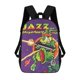 thumbnail image 1 of Conejo Jack-theme Backpack, Campus style schoolbag Bookbag with Adjustable Shoulder Straps And Large Zip Compartment, Unisex Travel Bags., 1 of 6