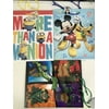 Gift Bag Assorted Minions 2, TMNT Teenage Mutant Ninja Turtles Mickey Mouse Roadster(3 GiftBags 1 of each) 12X5X10