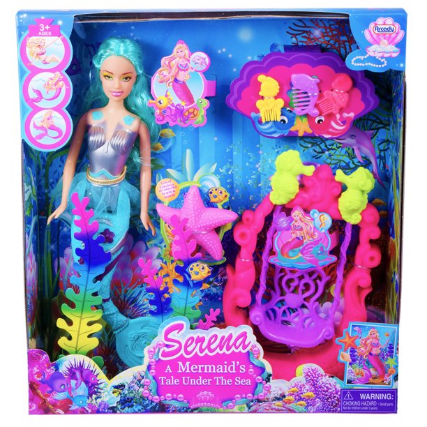 Mermaid Princess Doll for Girls / Birthday, Christmas Ages 3+ Gift Idea