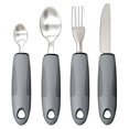 thumbnail image 1 of Guoxing Cutlery - Disability Eating Aids - Great For The Elderly, Disabled Or Those Suffering With Tremors And Trembling Hands - (grey (1x Set)) (rui, 1 of 1